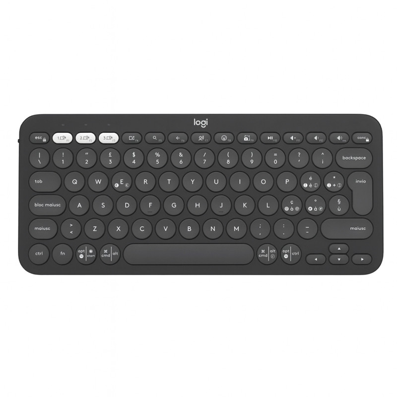 LOGITECH Clavier Sans fil Pebble Keys 2 K380s Graphite