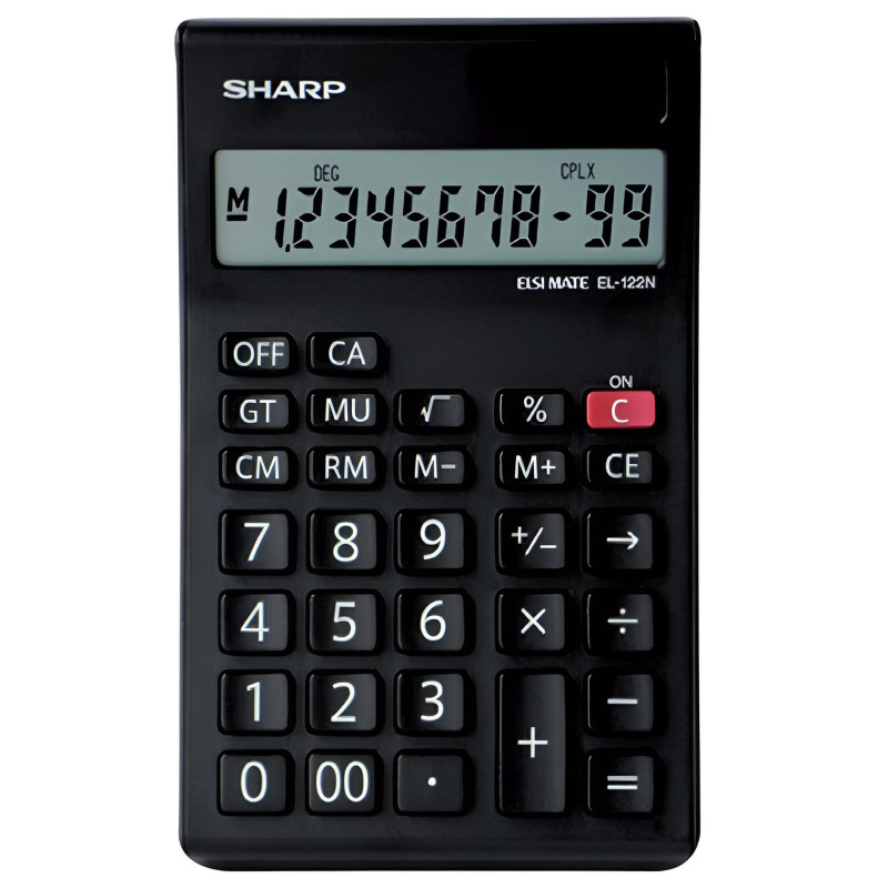 Sharp Calculatrice El-122N 12 Chiffres