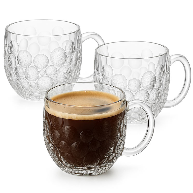 City Glass Coffret 3 Tasses City Glass 31Cl En Verre