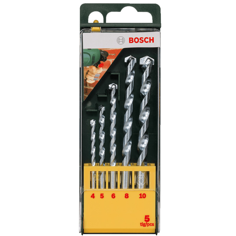 Bosch Assortiment de 5 Forets de Maçonnerie 2607019438