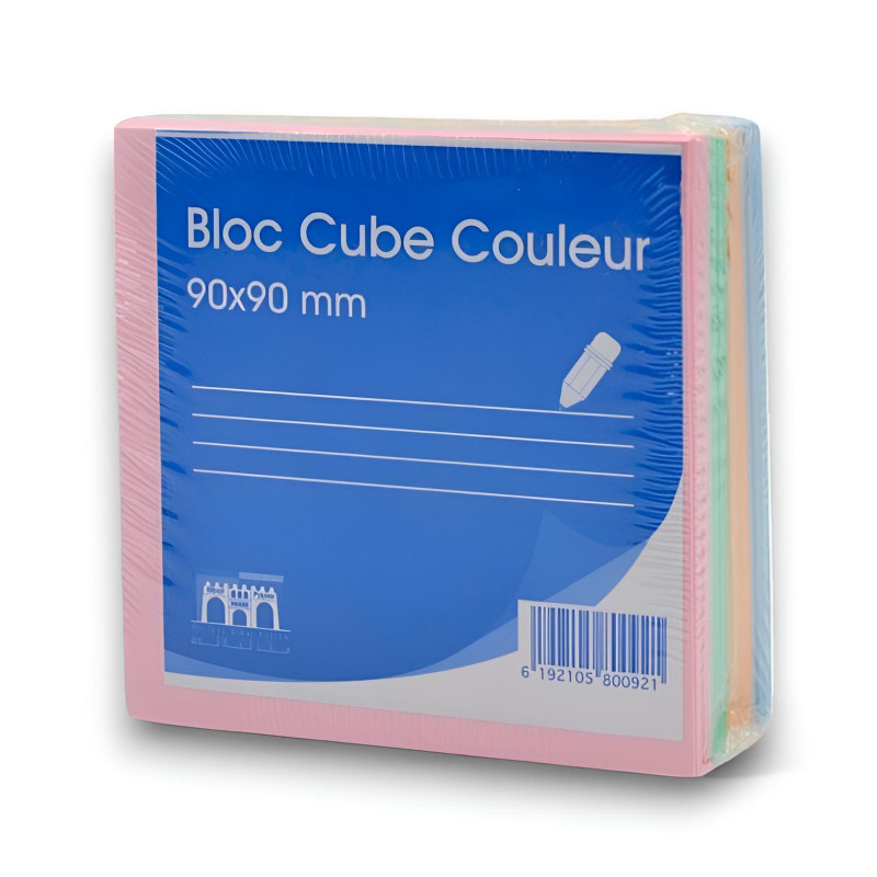 Ribat Cube Ribat 90x90mm Couleur 500 Feuilles