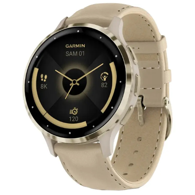 Garmin Montre Connectée Venu 3S Beige