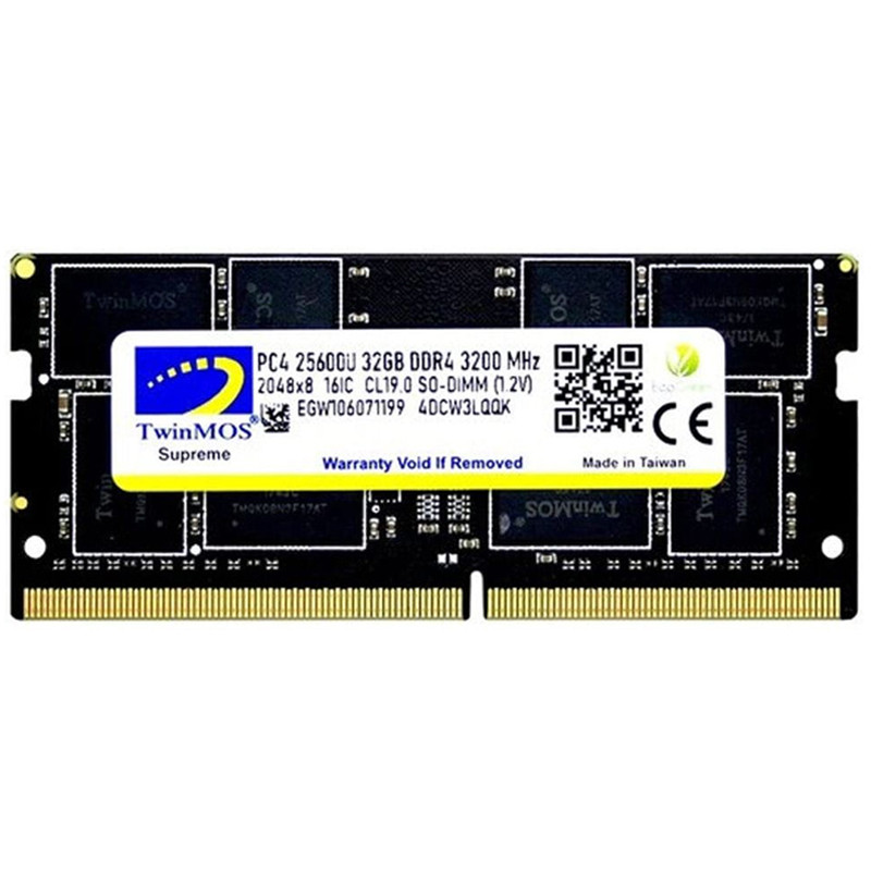 TwinMos Mémoire TwinMOS DDR4 3200MHz SO-DIMM