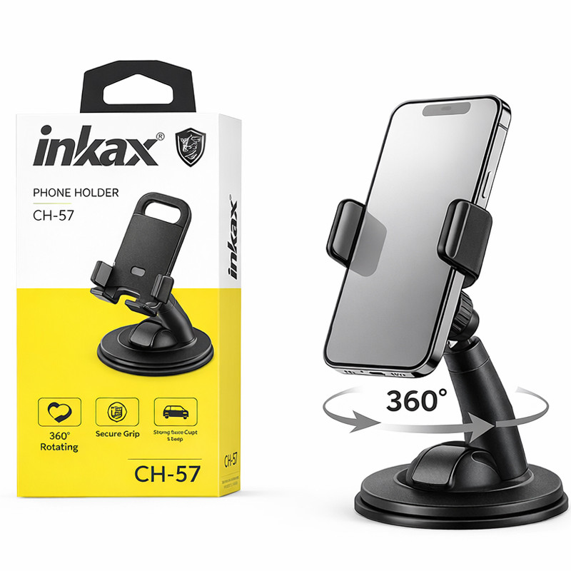 Inkax Support Téléphone Inkax -57 Noir