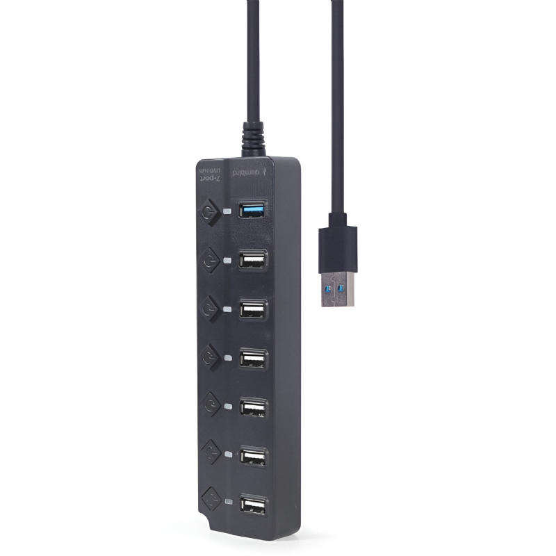 Gembird USB Gembird 7 Ports USB-A USB-C Vers USB-A