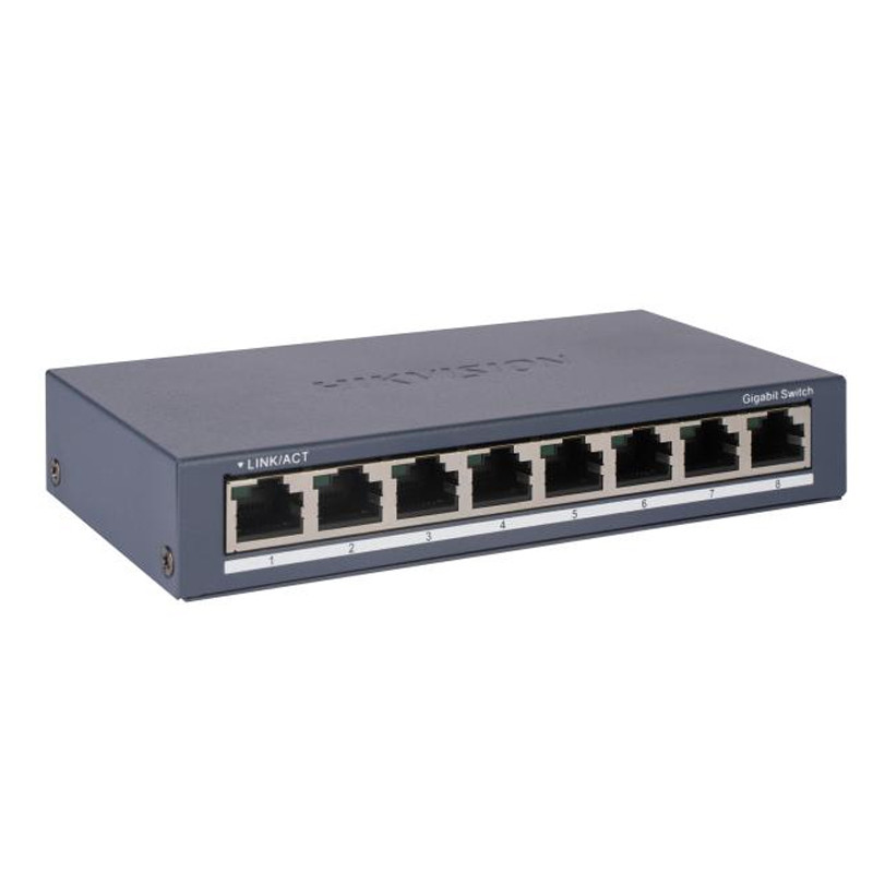 HikVision De Bureau Hikvision 8 Ports Gigabit RJ45