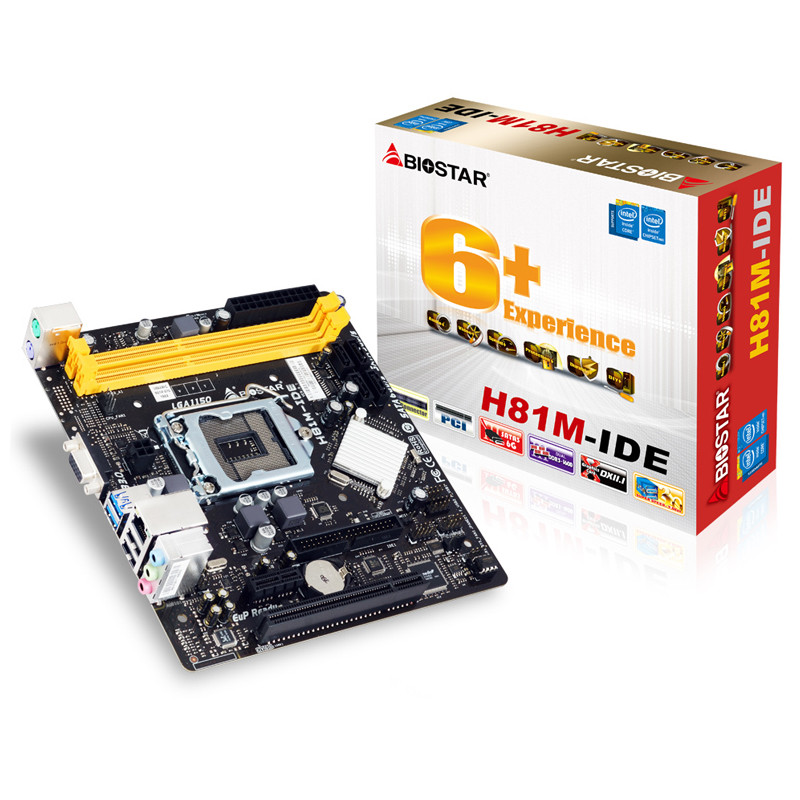Biostar Mère Biostar H81M-IDE LGA 1150 DDR3