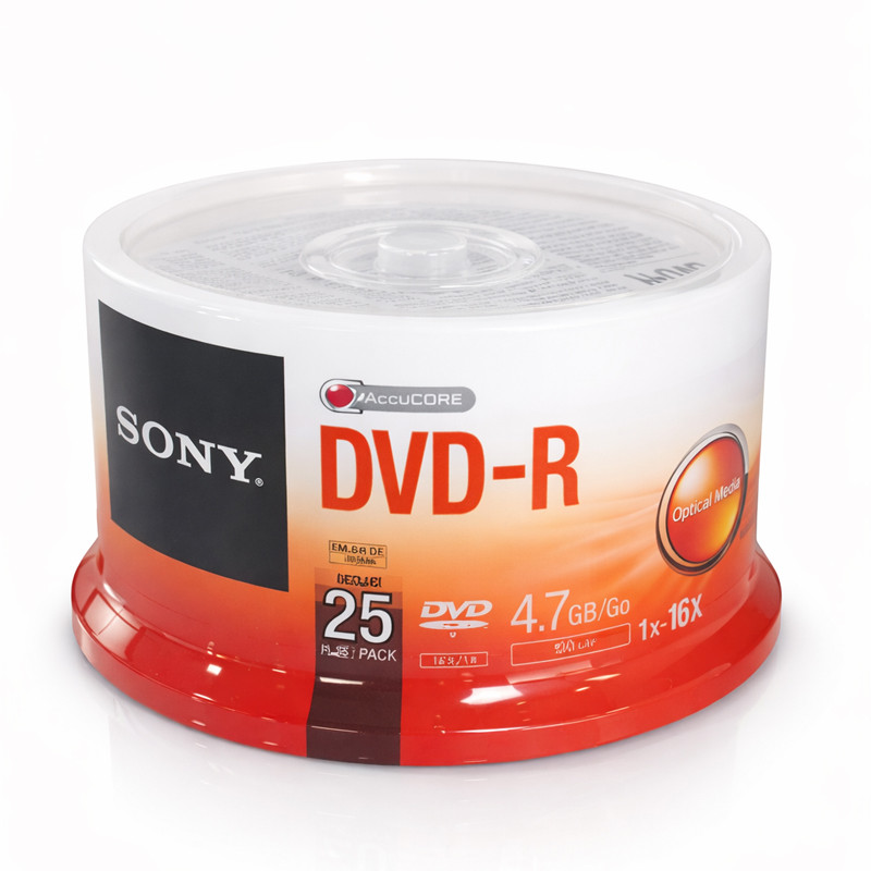 Sony Paquet De 25 Pièces DVD-R 25DMR47SP 4