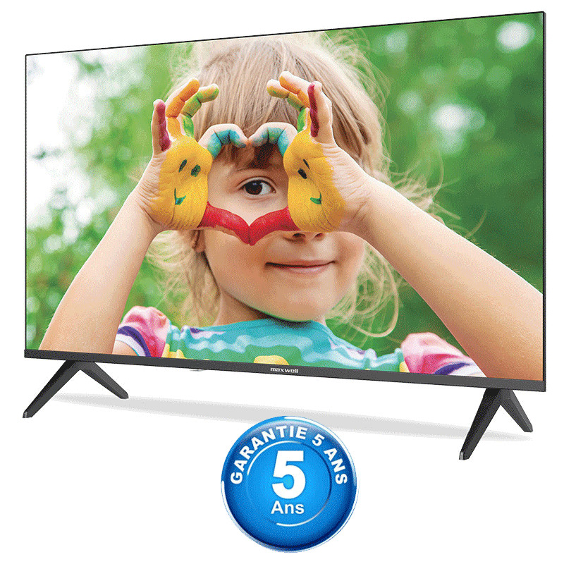Maxwell 43M20 43" QLED FHD + Récepteur Intégré