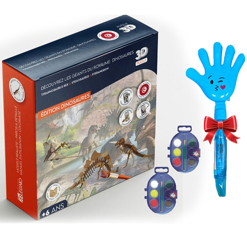 Puzzle Dinosaures 3D 3 Dinosaures 103 Pièces