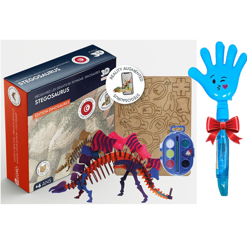 Puzzle Dinosaures 3D Stegosaurus 29 Pièces