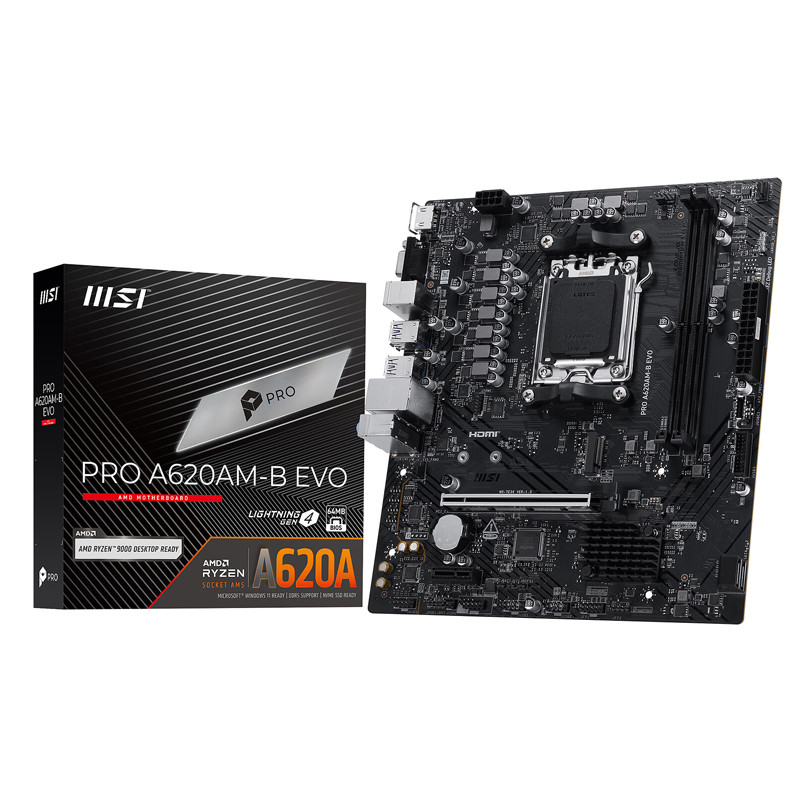 MSI Carte Mère Pro A620AM-B EVO DDR5 AMD AM5