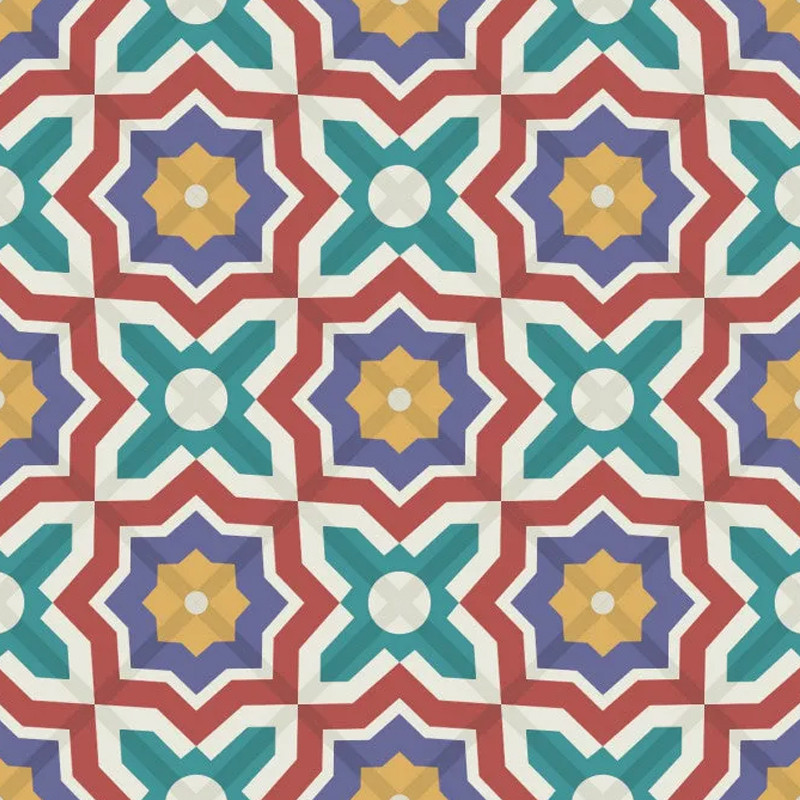 Boss Tape Carreau Tape En PVC 30 x 30 cm Marocain