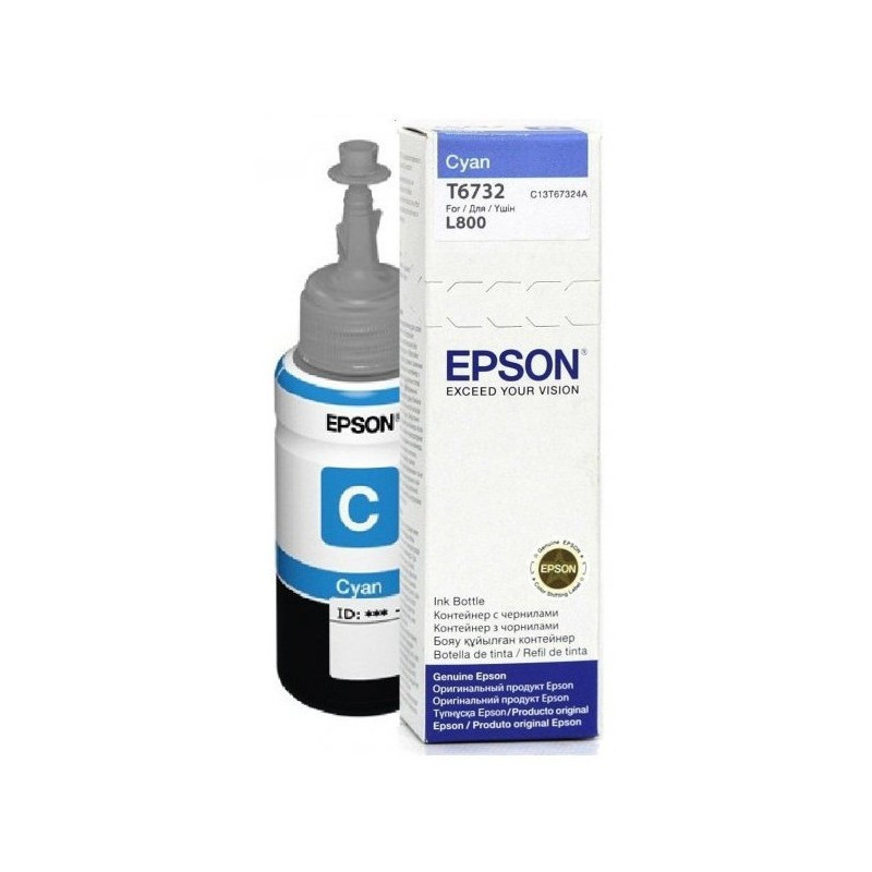 Epson Bouteille D'encre T6732 Cyan