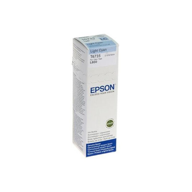 Epson Bouteille D'encre T6735 Cyan Clair