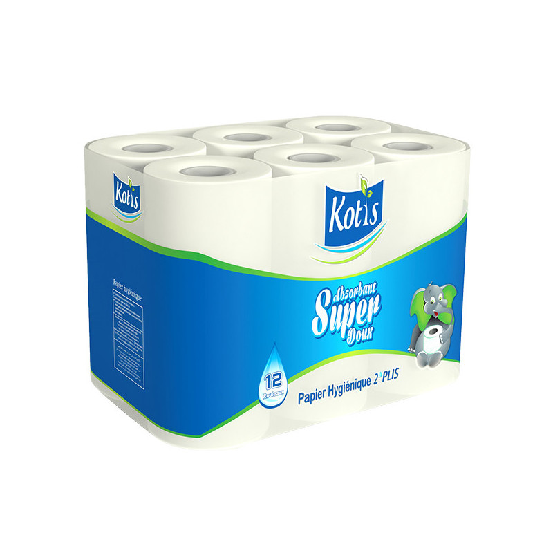 KOTIS Hygiénique 12 Rouleaux KOTIS Plus