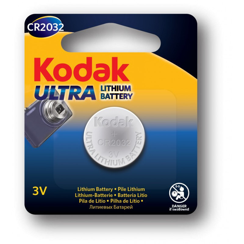 KODAK Bouton Kodak Ultra CR2032 Lithium 3V
