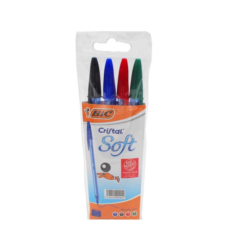 Bic 4 STYLO A BILLE BIC SOFT