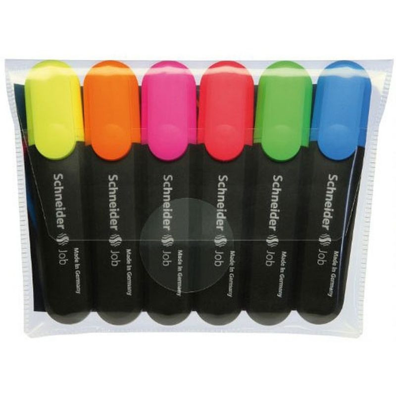 SCHNEIDER MARQUEURS FLUO JOB 150 ASSORTIS