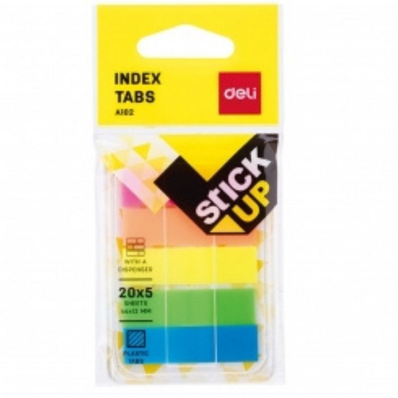 DELI INDEX 44X12MM 20F ASSORTIS EA10302