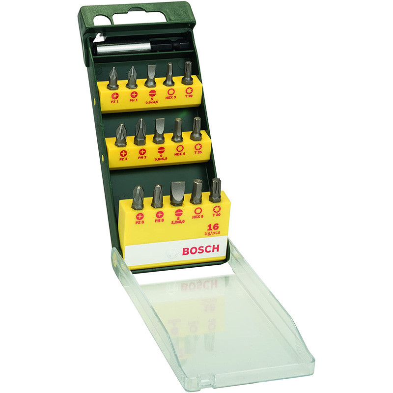 Bosch Coffret d'embouts pour Visseuse 16 pièces