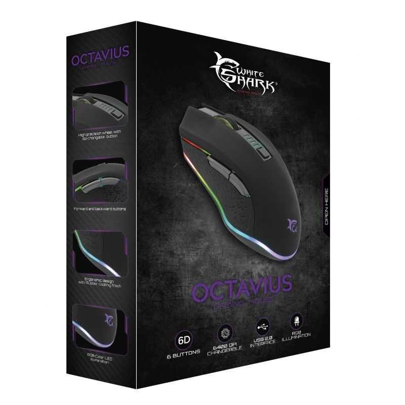 WHITE SHARK Gamer Shark Octavirus GM-5002