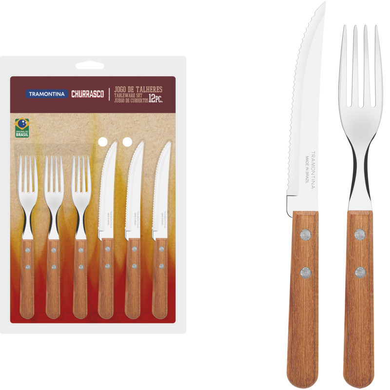 Tramontina De 6 Fourchettes & 6 Couteaux De Table