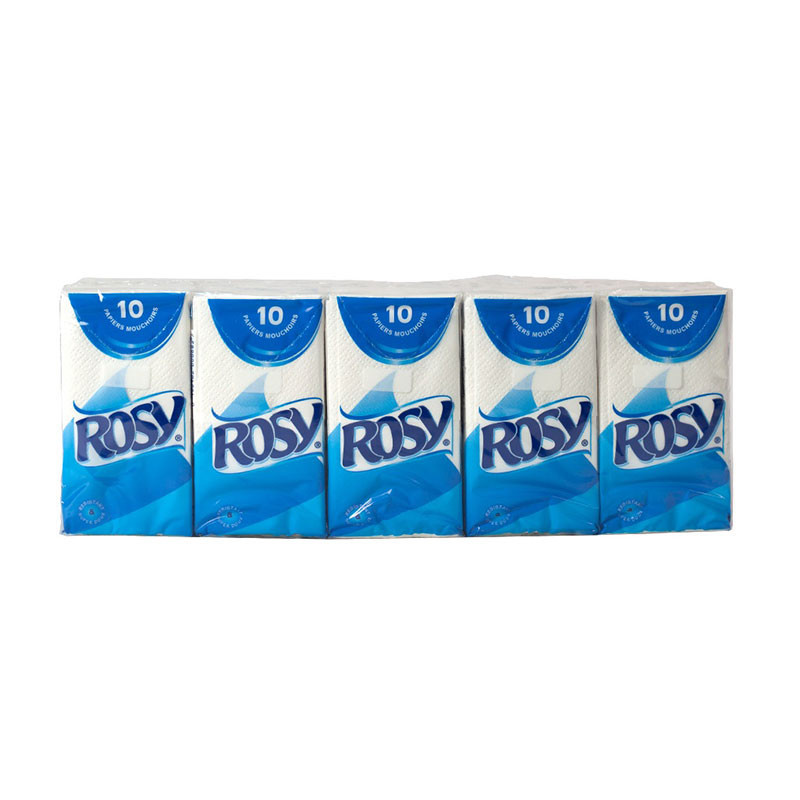 ROSY 10 Mouchoirs Rosy