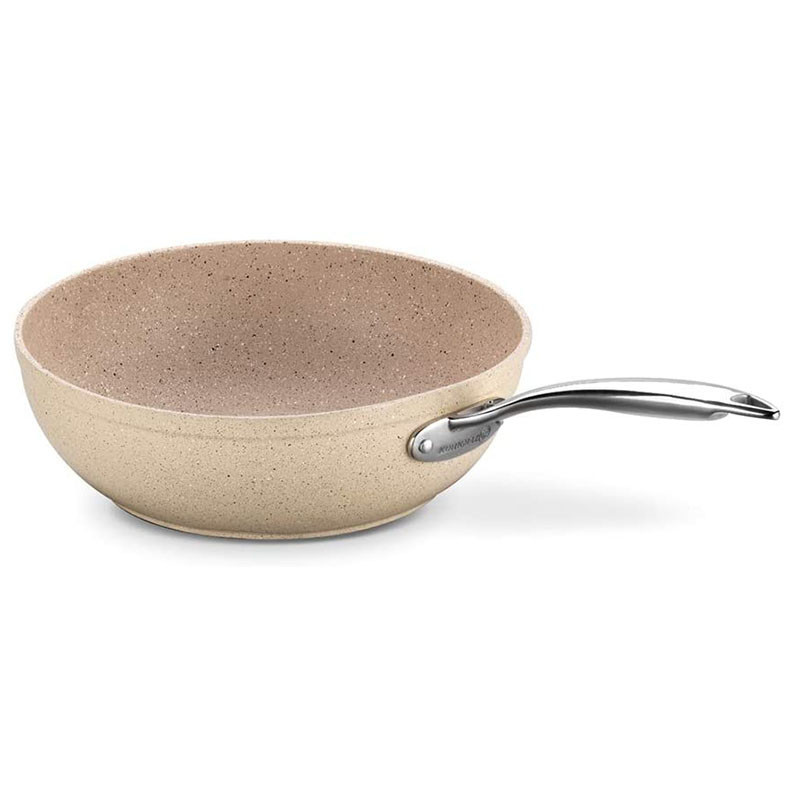 korkmaz A Wok Korkmaz Granita 24cm Beige