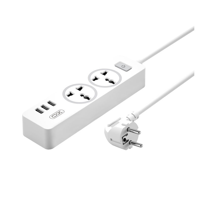 XO Chargeur 1.8m 10A 3 USB WL04