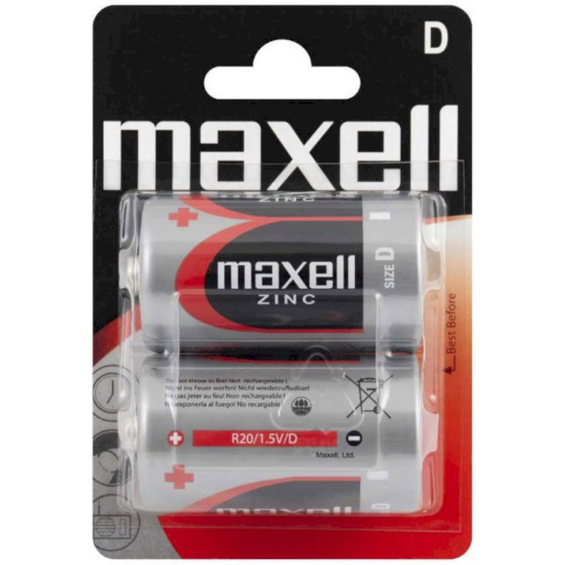 maxell D Maxell R20 Saline