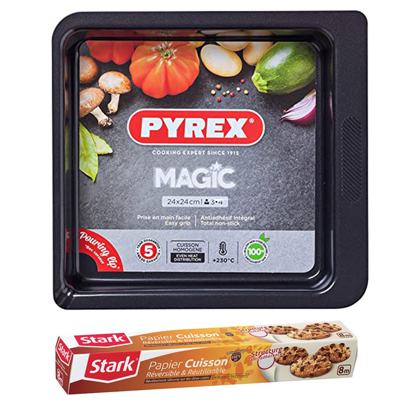 PYREX PLAT A FOUR CAREE METAL 24CM MAGIC