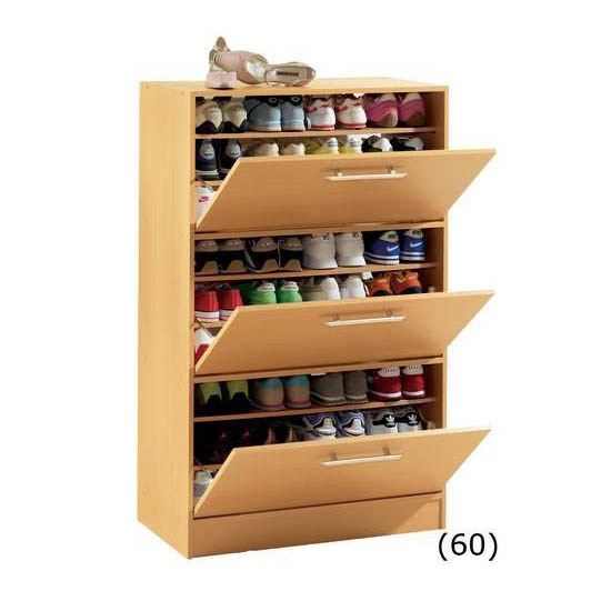 Meuble chaussures 3 portes abattant PM200