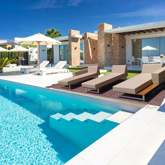 Transat jardin moderne