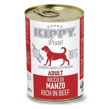 KIPPY BOITE PATE CHIEN ADULTE AU BOEUF 400 Gr