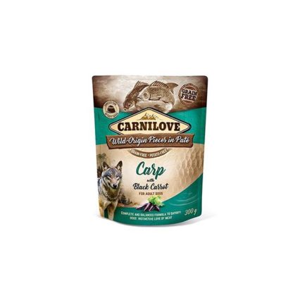CARNILOVE SACHET A LA CARPE POUR CHIENS 300 GR