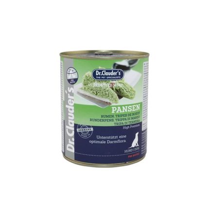 DR CLAUDER’S PATE AUX TRIPES DE BOEUF POUR CHIENS 800 GR