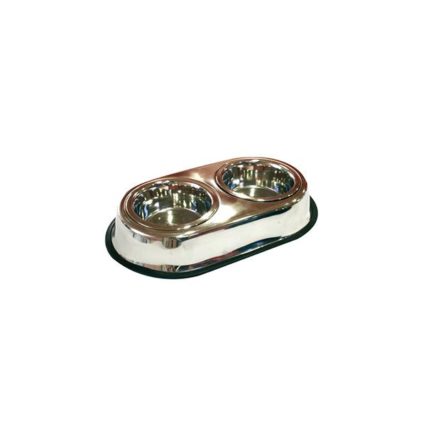 CROCI DOUBLE GAMELLE INOX 2X0,95L CM.16