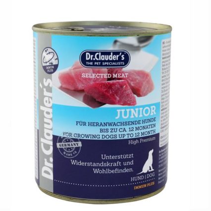 DR CLAUDER’S PATE AU POULET POUR CHIENS JUNIORS 800 GR