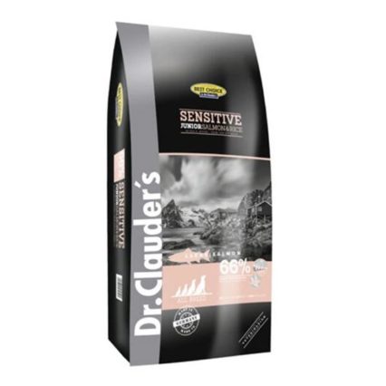 DR CLAUDER’S SENSITIVE CROQUETTES SAUMON POUR CHIENS JUNIORS 12.5 KG