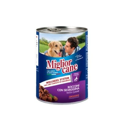 MIGLIOR CANE BOUCHEES AU GIBIER POUR CHIENS 405 GR