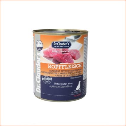 DR CLAUDER’S VIANDE DE TETE BOVINE POUR CHIENS 800 GR