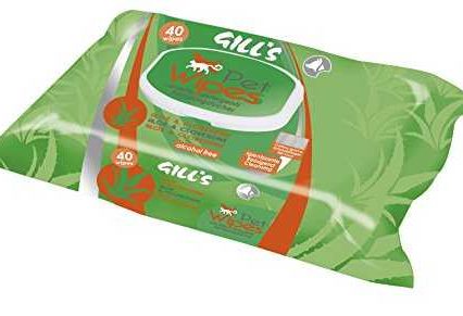 CROCI GILL’S LINGETTES NETTOYANTES POUR CHIENS CHATS 40 PIECES