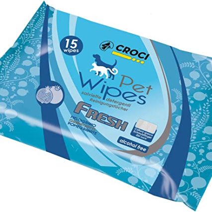 CROCI GILL’S LINGETTES NETTOYANTES POUR CHIENS CHATS 15 PIECES