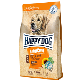 HAPPY DOG NATURCROQ CHIEN ADULTE CANARD & RIZ 11 Kg