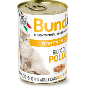 BUNDI Paté pour Chat Adulte au poulet