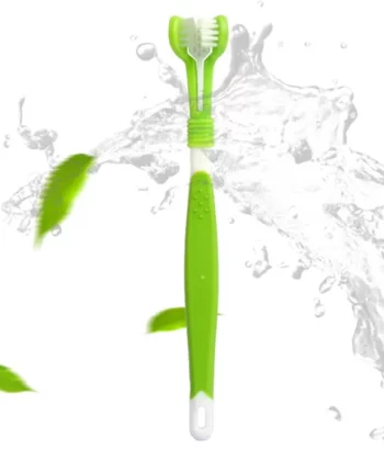 Brosses à dents à trois têtes