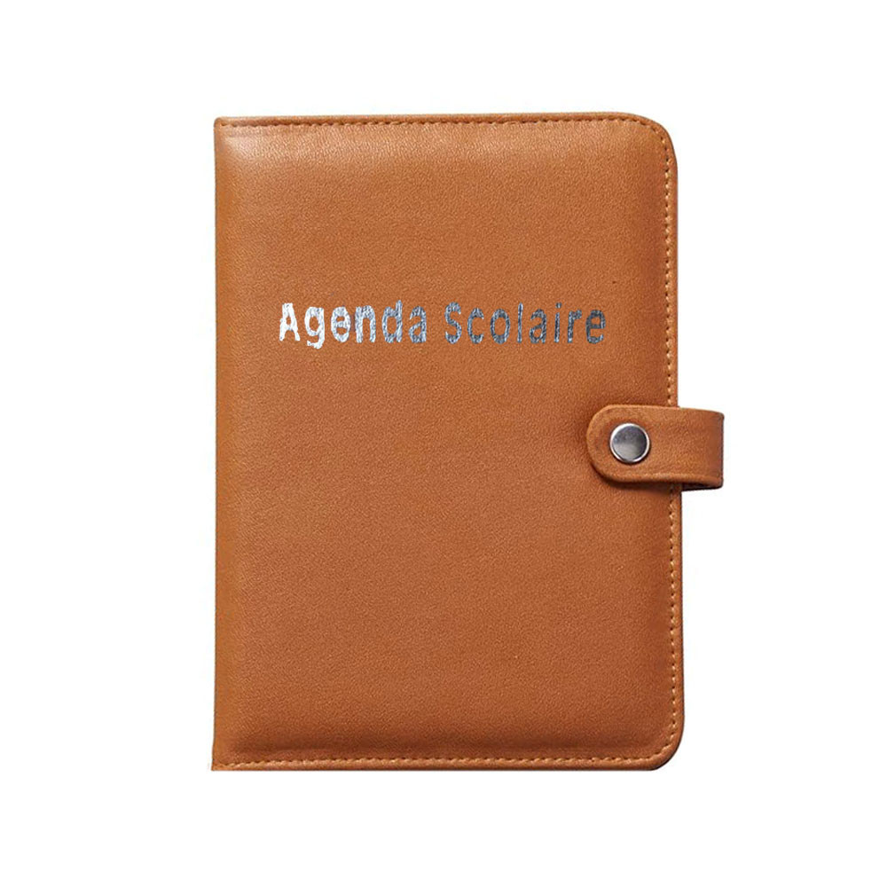Agenda scolaire classique couleur Camel