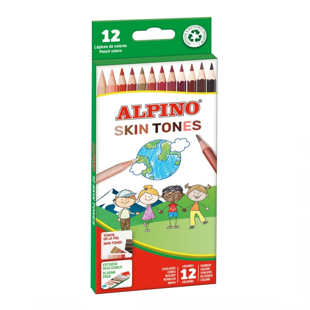 crayons Alpino Teintes de peau