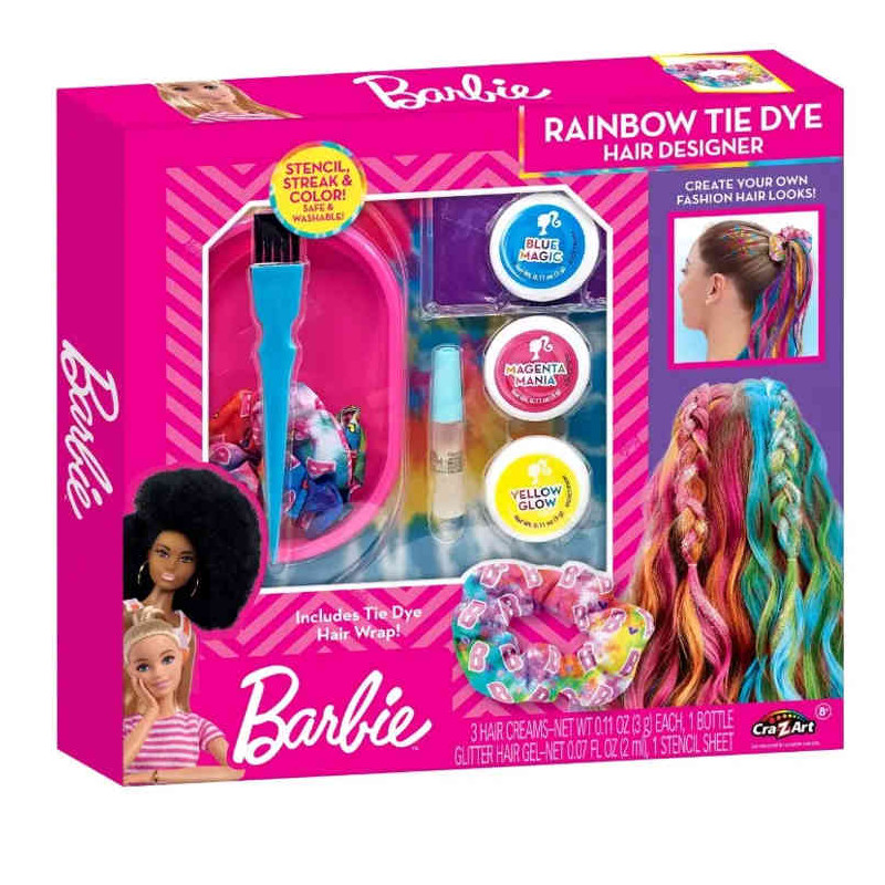 Barbie Rainbow Tie Dye Hair
